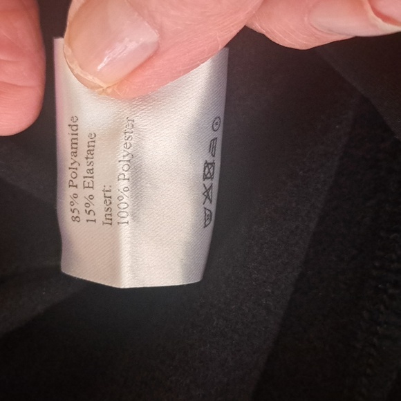 Anatomie Black Fleece Lined  Pull On  Legging, Faux Leather Panel & Zip ankle - Picture 12 of 12